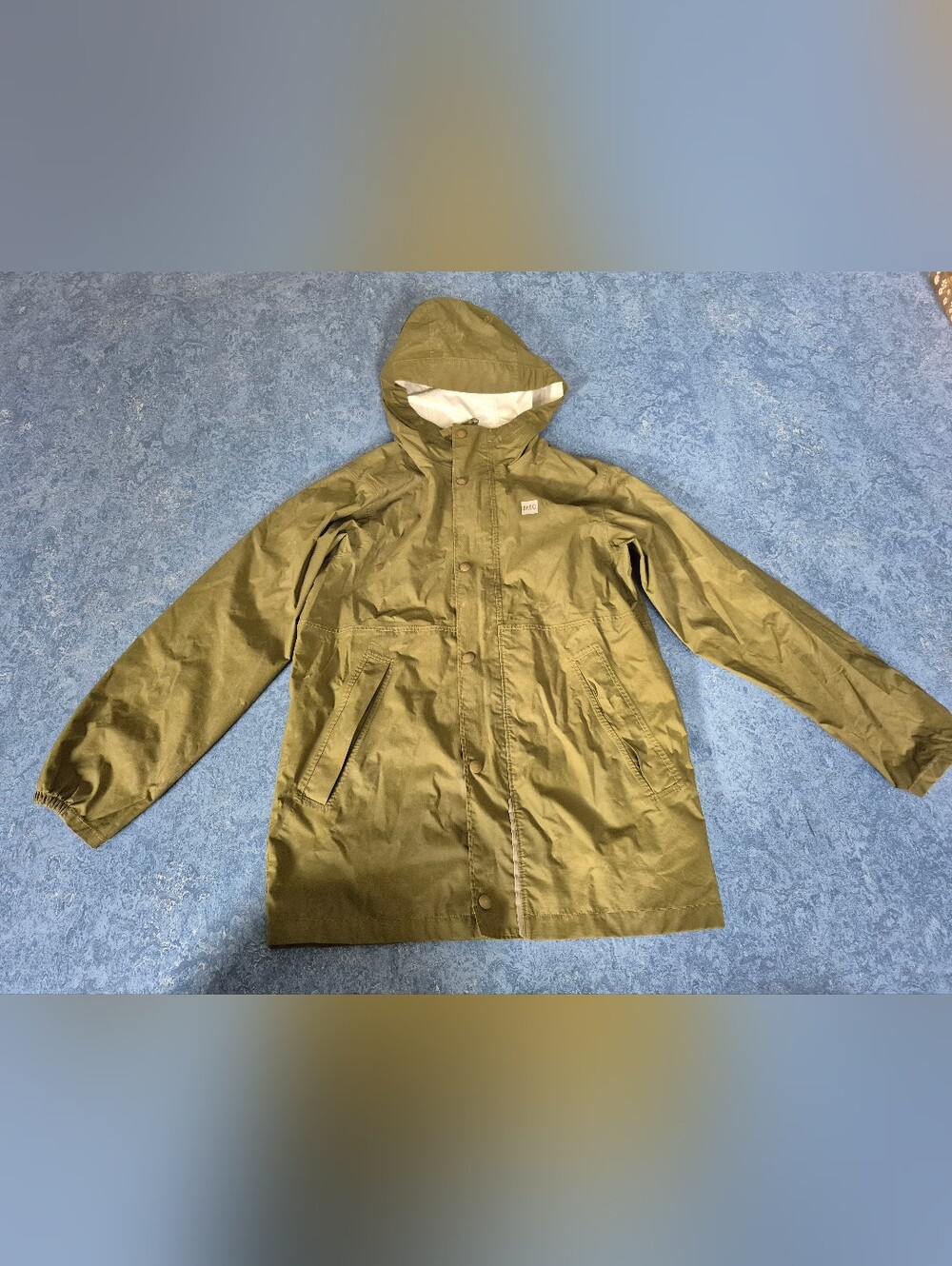 MEC Size 8 Boys Green Rain Coat